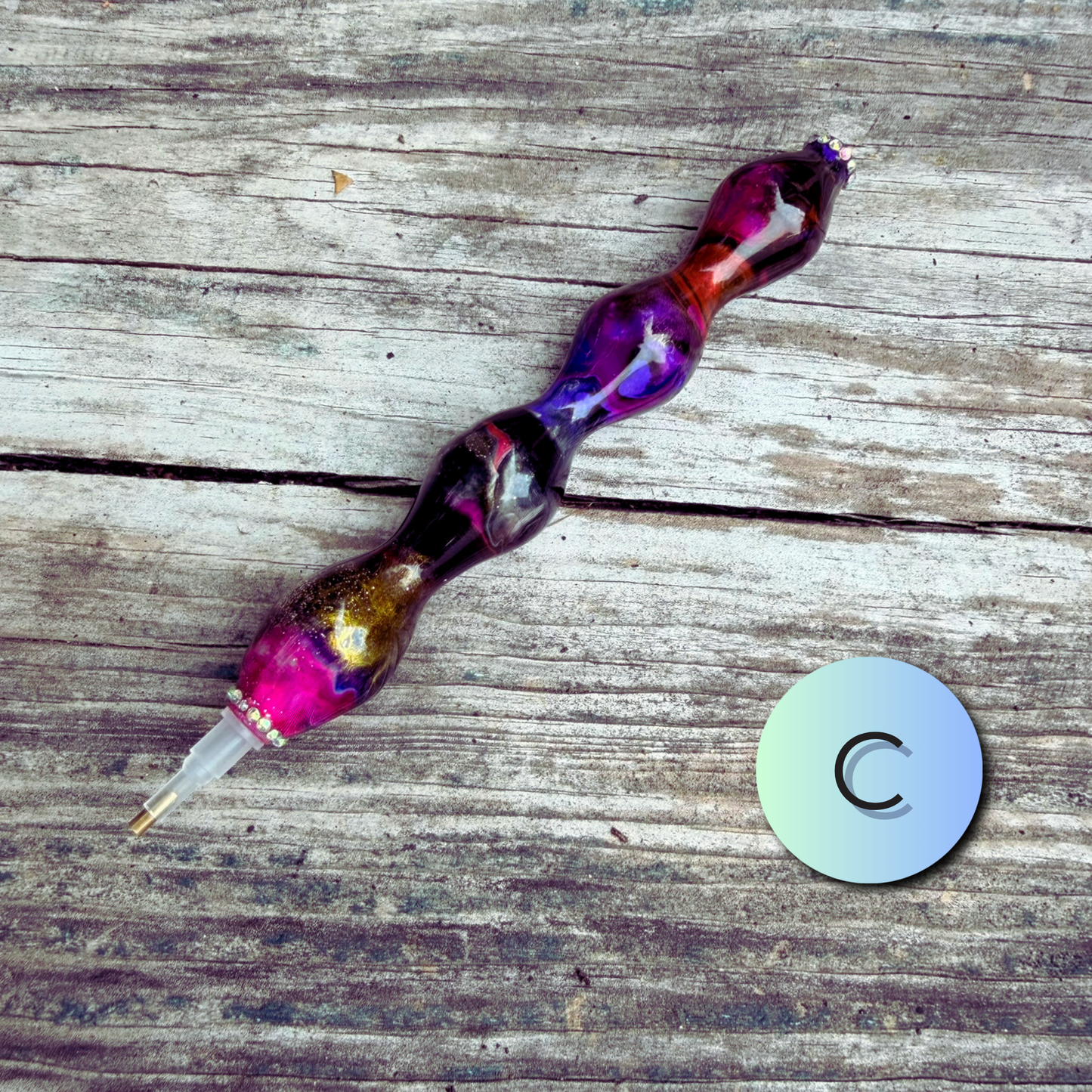 Hybrid 3D Print & Resin Diamond Art Pen