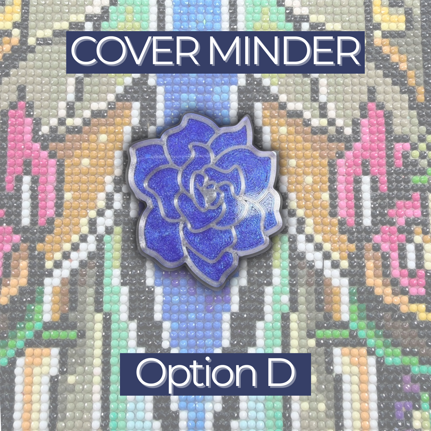 Pretty Flower Cover Minder & Trash Minders