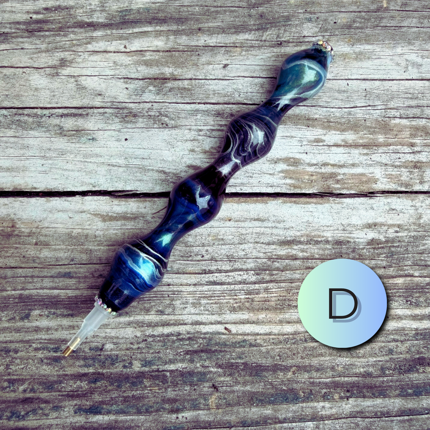 Hybrid 3D Print & Resin Diamond Art Pen