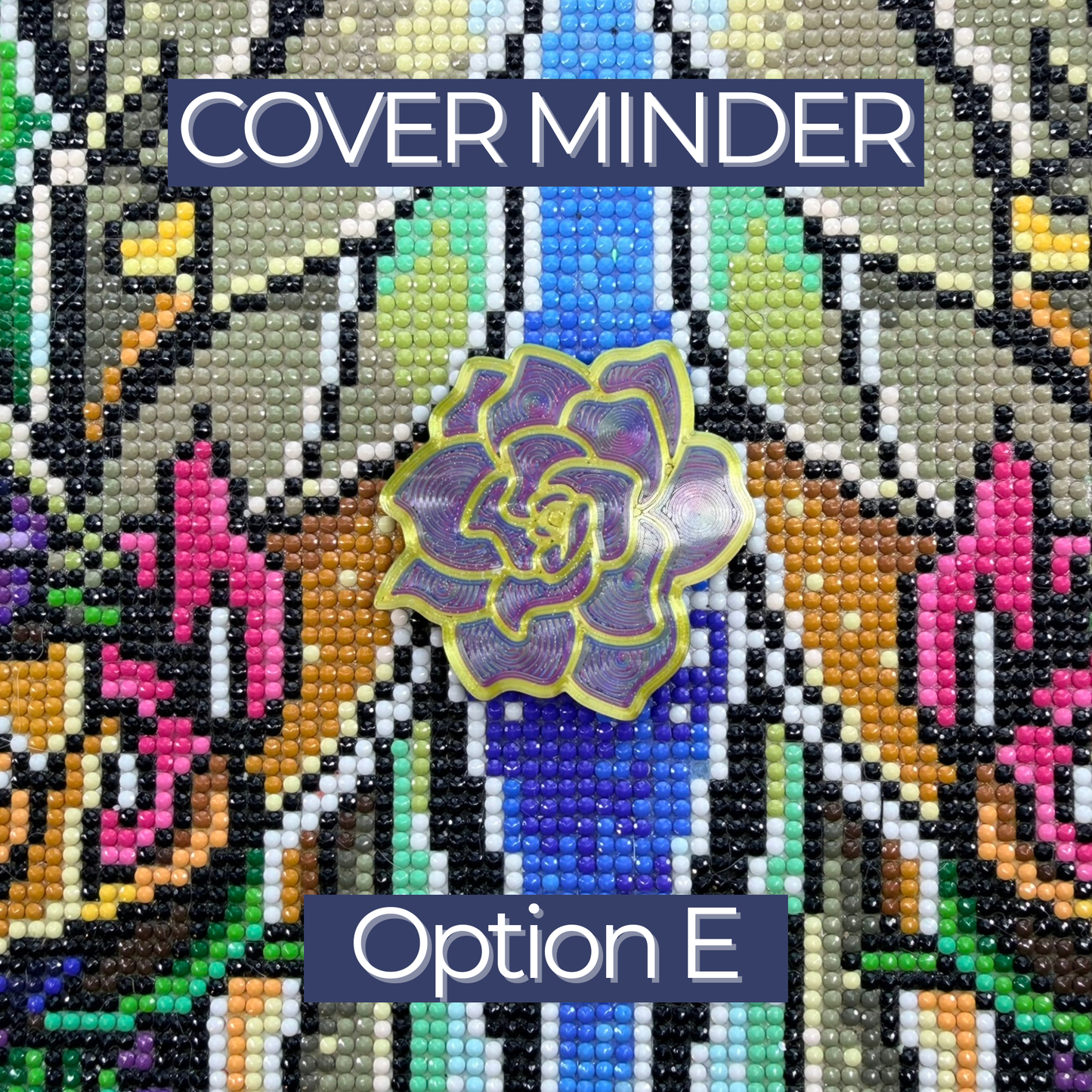 Pretty Flower Cover Minder & Trash Minders