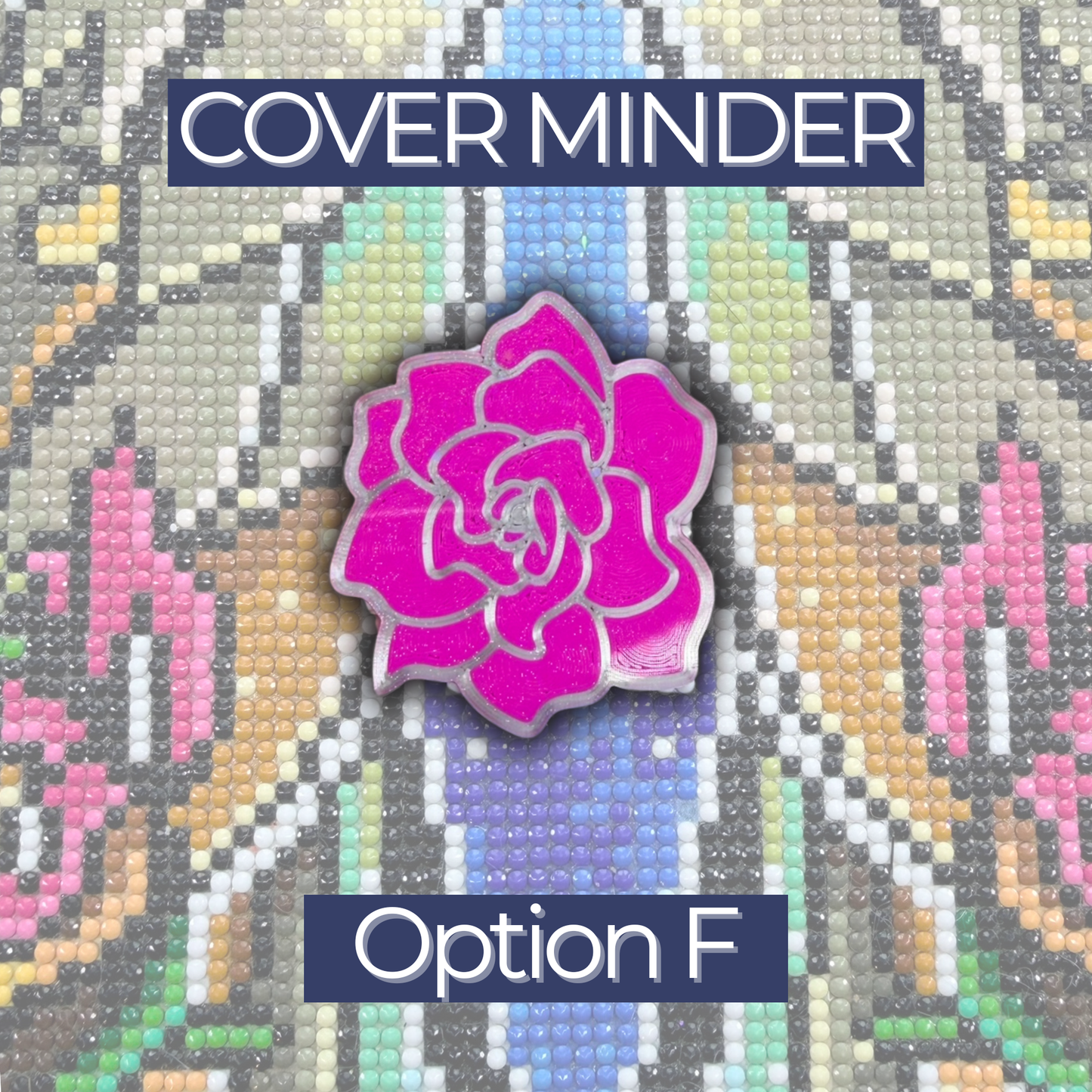 Pretty Flower Cover Minder & Trash Minders