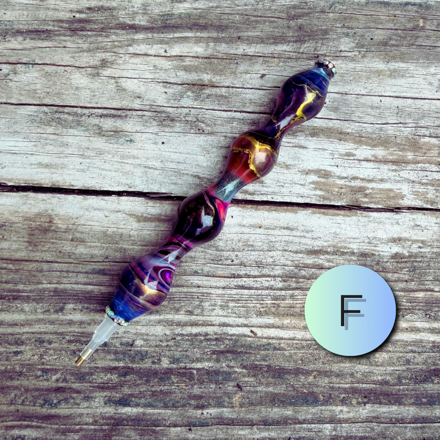 Hybrid 3D Print & Resin Diamond Art Pen