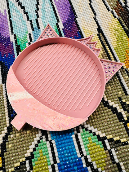 Cosmic Cat Tray- Glitter & Rhinestone