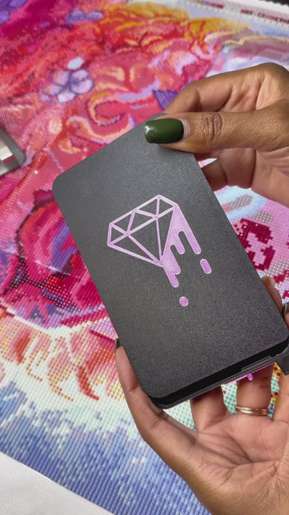 video of how to use diamond art tray