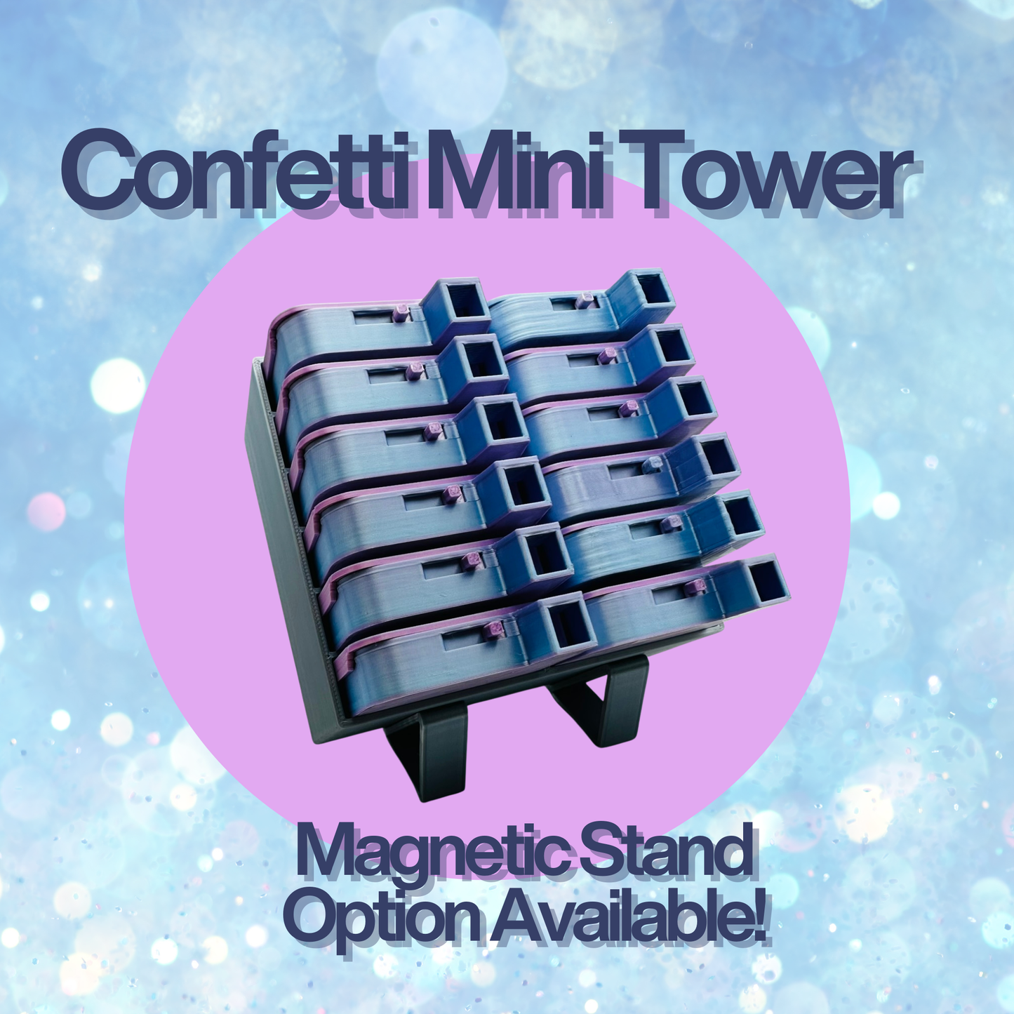 Confetti Tray Tower with Diamond Art Trays