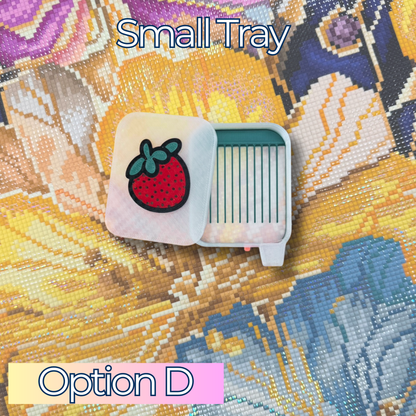 Summer Strawberry Diamond Art Trays