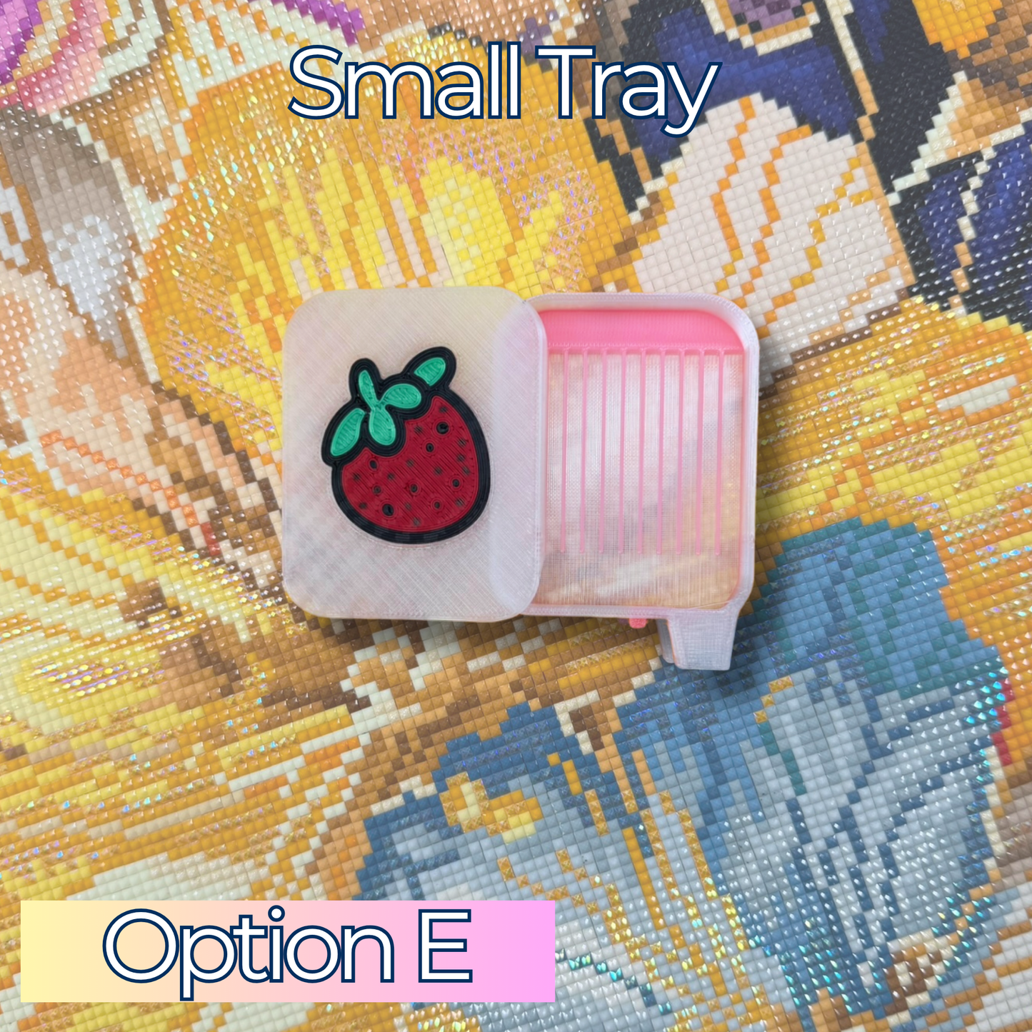 Made to Order- Summer Strawberry Diamond Art Trays