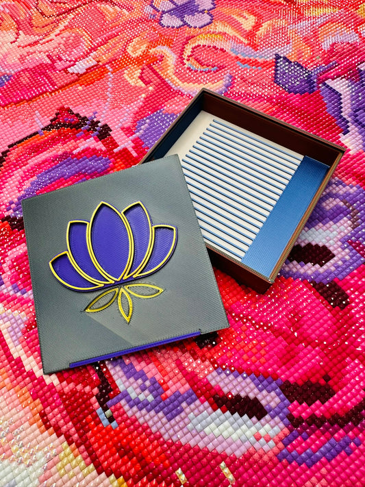 Diamond Art Tray- Lotus Box Tray