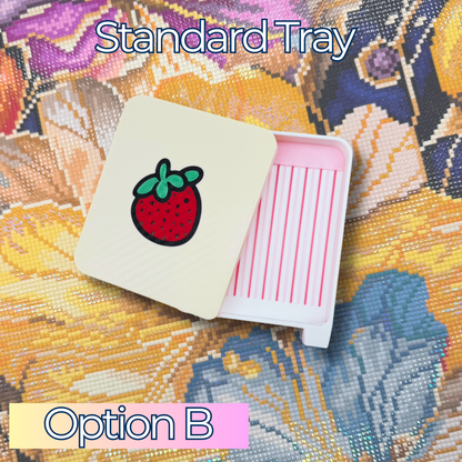 Summer Strawberry Diamond Art Trays