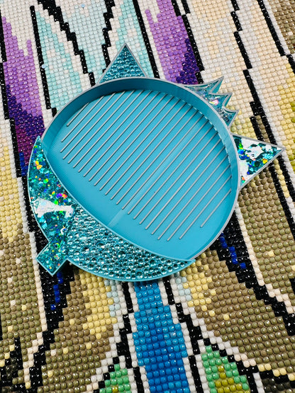 Cosmic Cat Tray- Glitter & Rhinestone