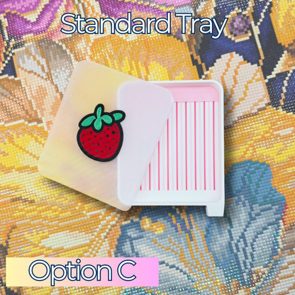 Summer Strawberry Diamond Art Trays