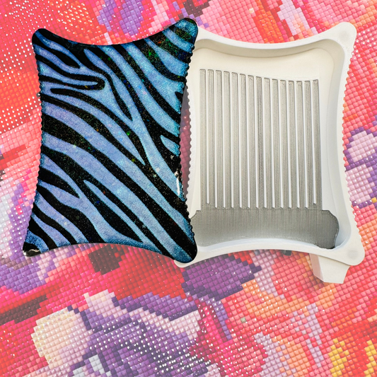 Ergonomic Style Diamond Art Tray- Zebra Standard Size